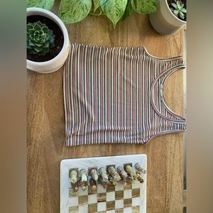 Light weight striped tank top